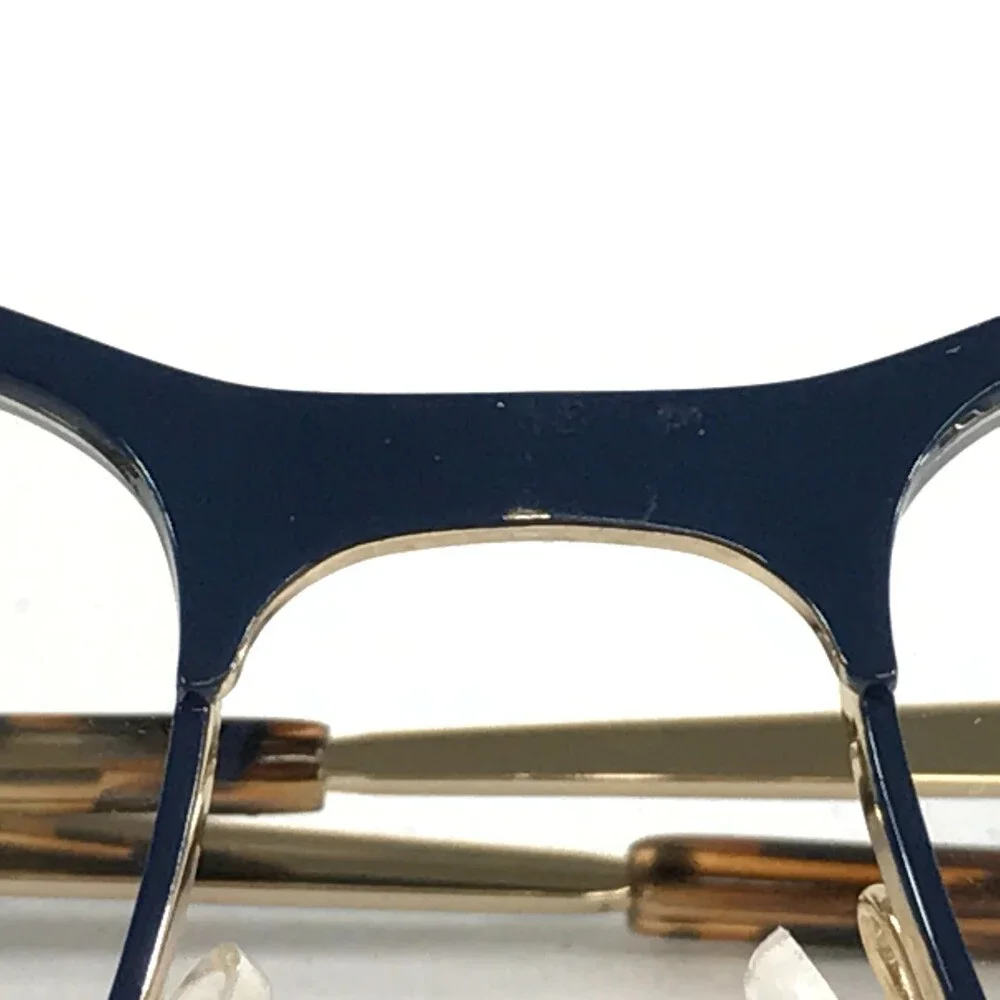 Juicy Couture Eyeglasses Frames JU168 KY2 Blue Gold Square Full Rim 52-17-135